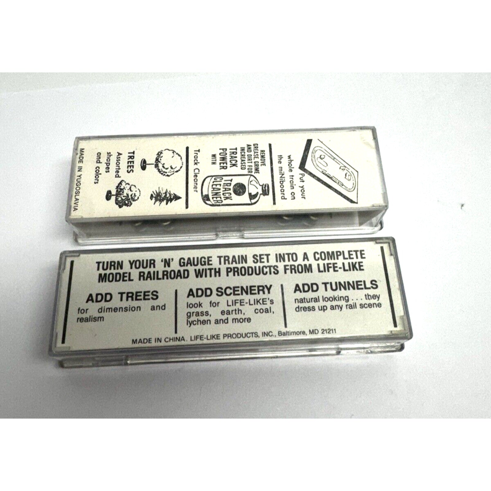 LOT OF 2 Vintage Life-Like Union Pacific Stock Car Train Box 7790 & 7717