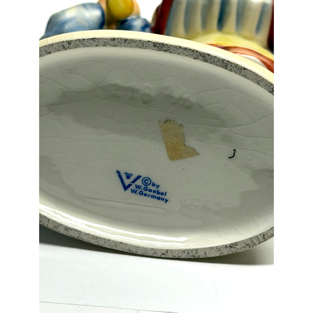 Vintage 1955 TMK-2 M.I. Hummel Goebel 218 2/0 Birthday Serenade 4-1/2" Porcelain