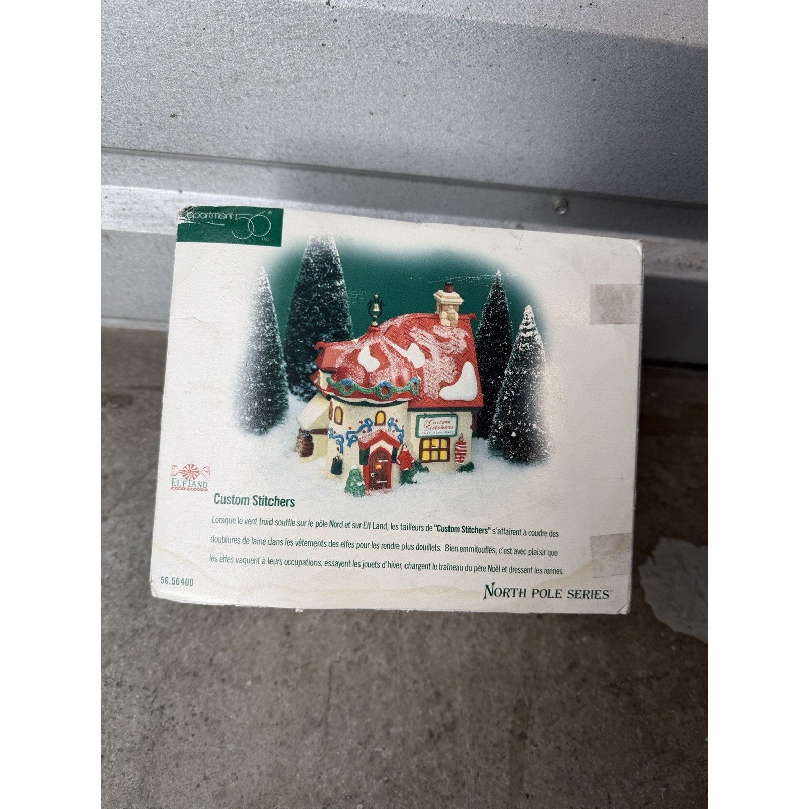 VINTAGE 1998 NEW Dept 56 North Pole Series Elf Land "Custom Stitchers" 56.56400