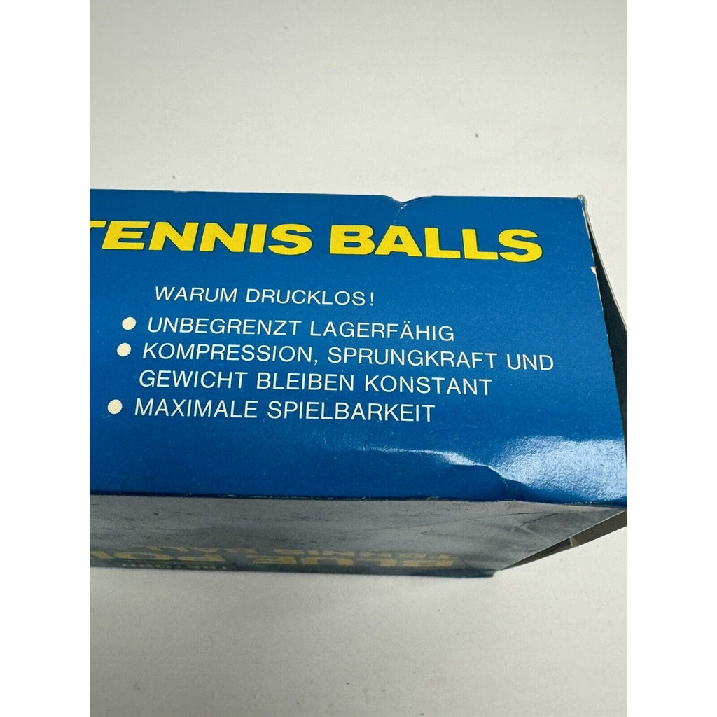 Vintage NOS Bancroft Tretorn Blue Point Tennis Balls Box of 6 Made in Sweden