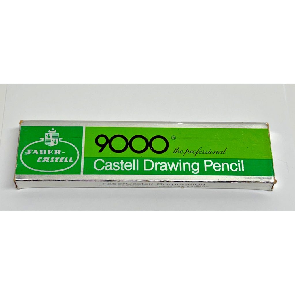 Vtg BOXED LOT 12 NEW Vtg. FABER - CASTELL 9000 2HDRAWING PENCILS Made in GERMANY