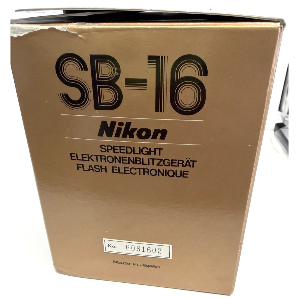 VINTAGE NOS Nikon SB-16BA Speedlight Flash Made in Japan