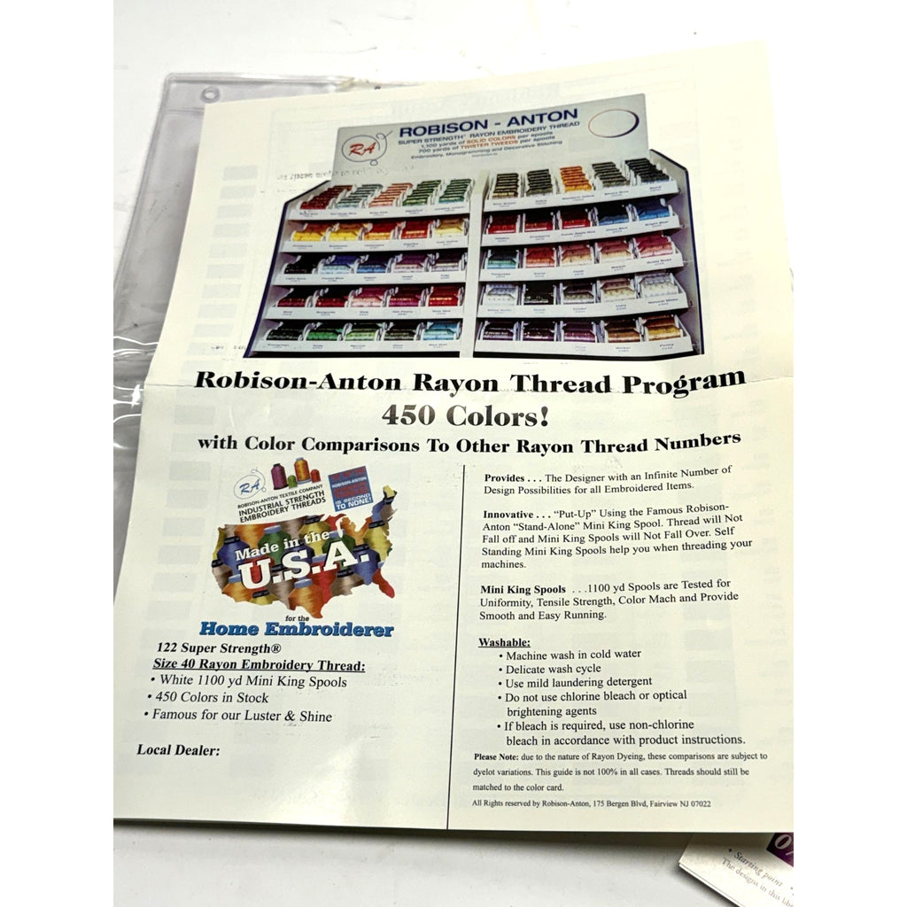 Vintage Husqvarna Viking Embroidery Library TIGERS