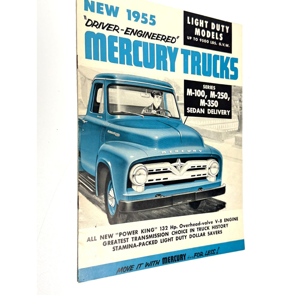 Vtg 1955 Ford Mercury Truck M-100 M-250 M-350 Vintage Canada Sales Brochure
