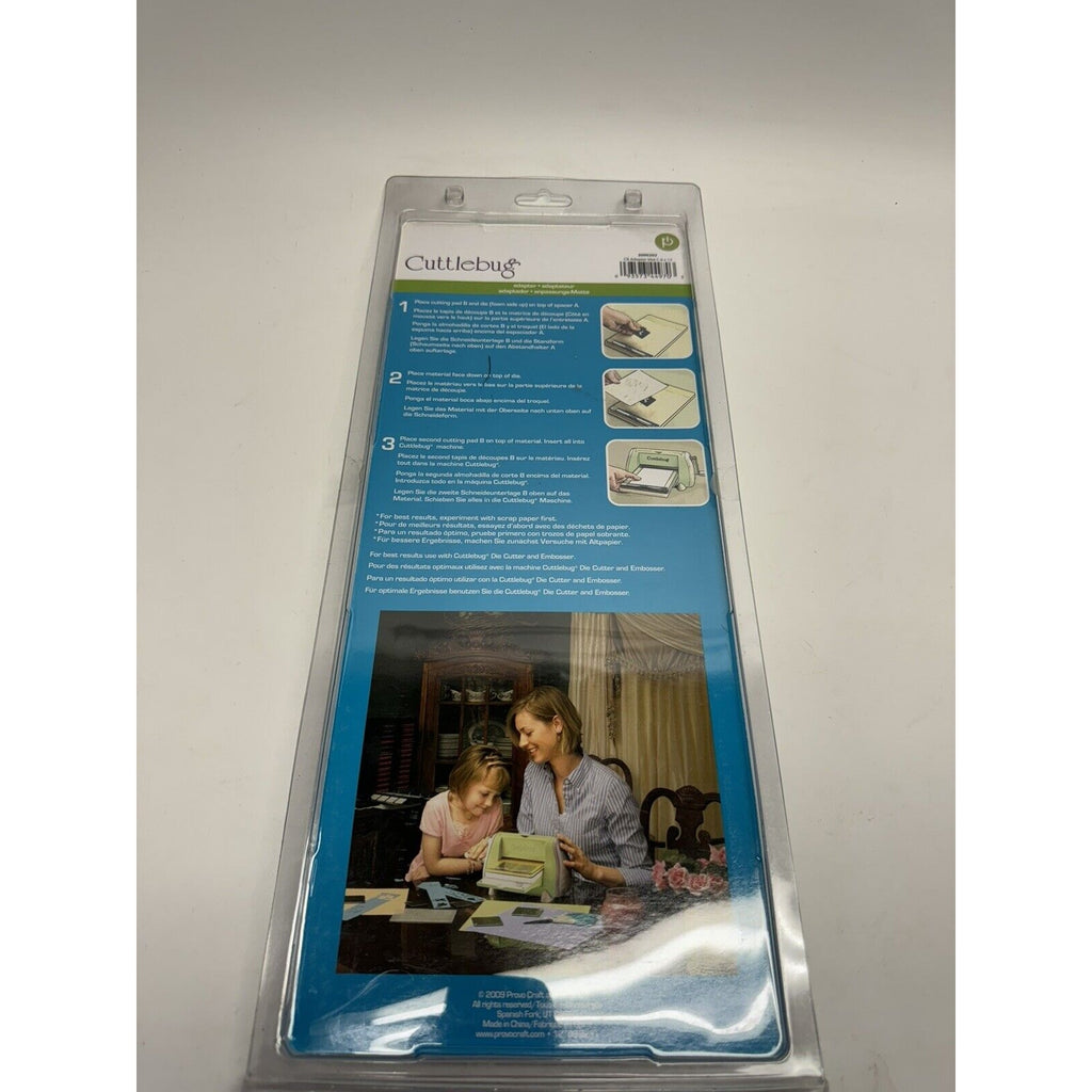 VINTAGE NOS SEALED Cricut Cuttlebug C Adapter Plate 20000202