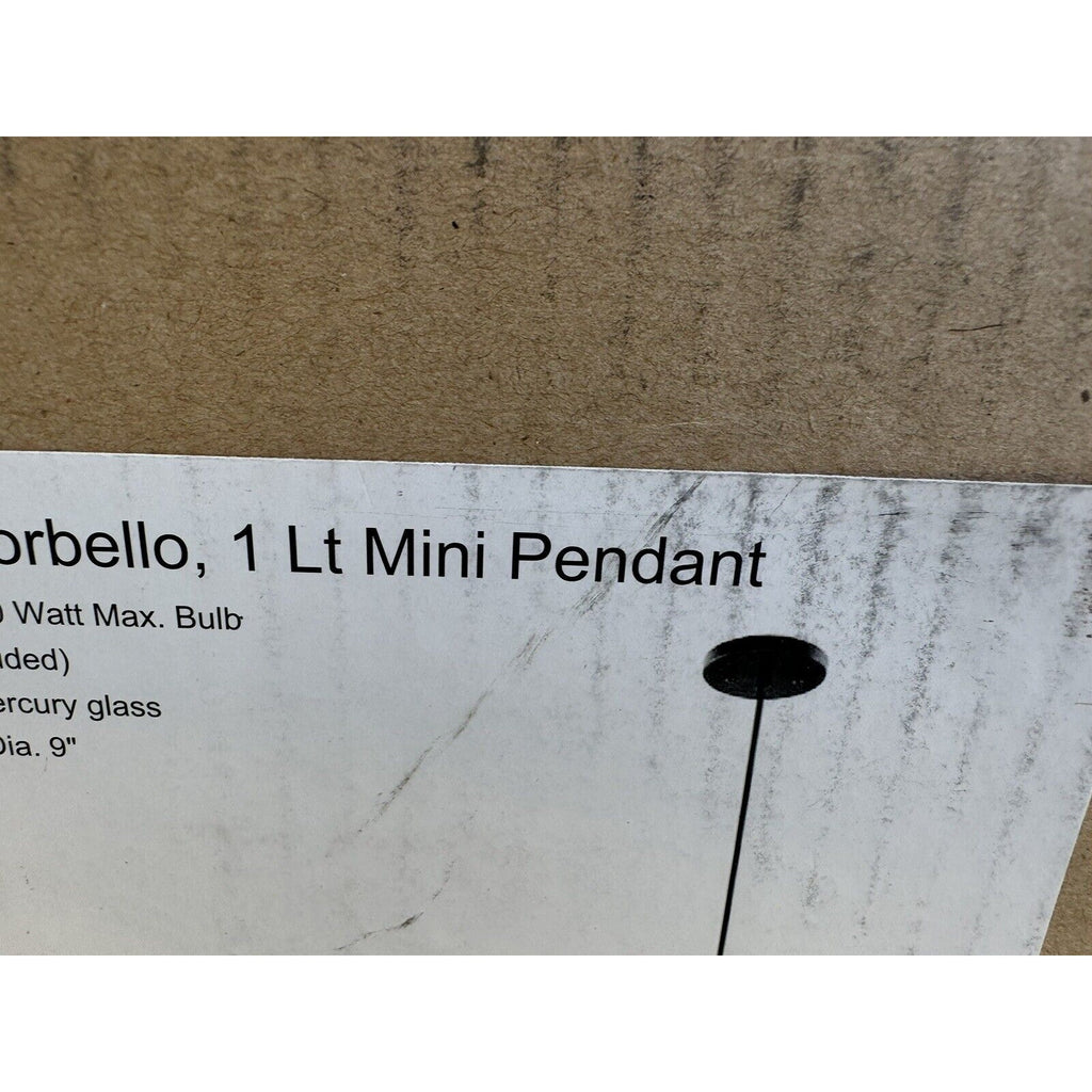 FACTORY SEALED NOS Uttermost Norbello 1 Light Mini Pendant (21986)