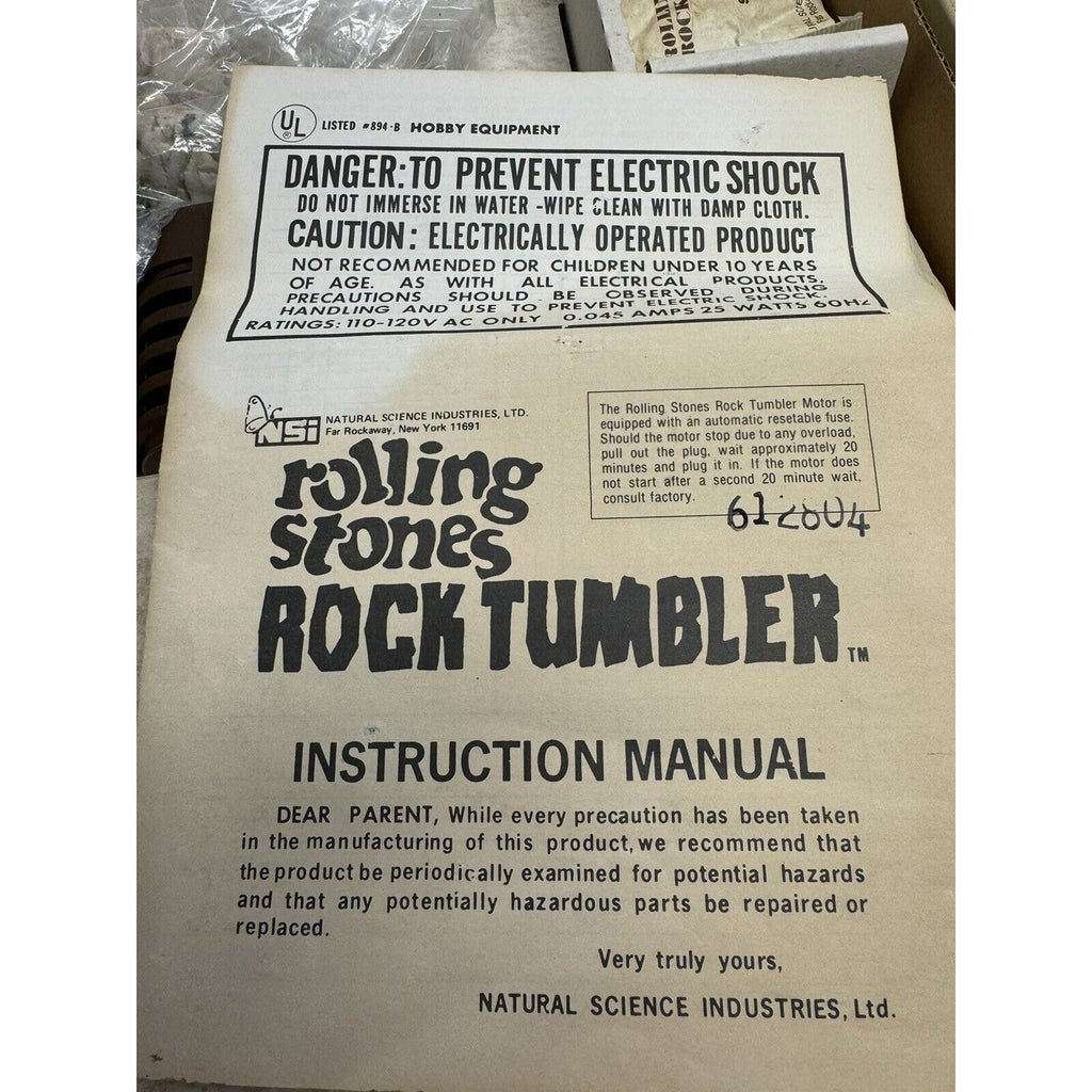 VINTAGE NOS NSI Rolling Stones Rock Tumbler 1997 NO.633C