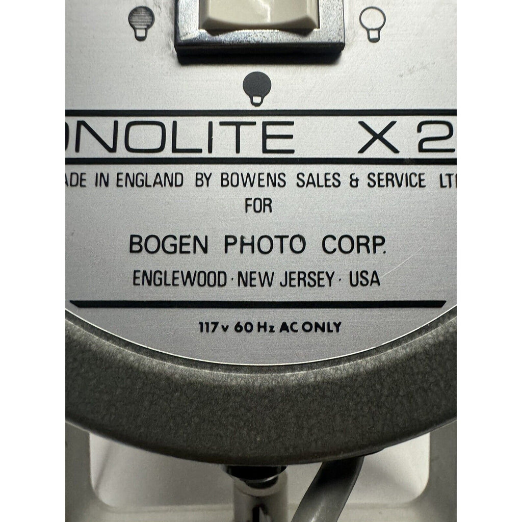 VINTAGE Bowens Bogen Monolite X200 Studio Strobe Flash Head MADE IN USA