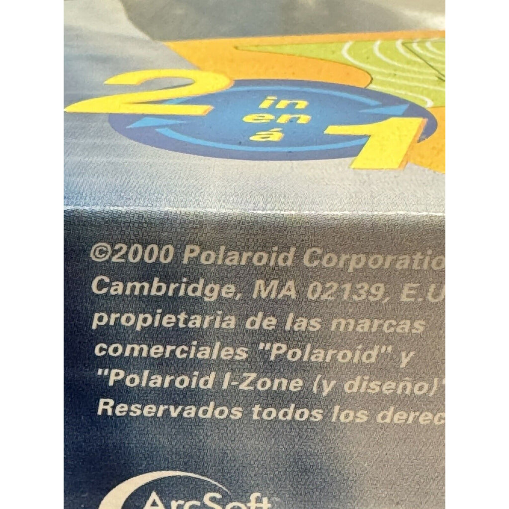 VINTAGE NOS 2000 Polaroid i-Zone Digital & Instant Combo Camera