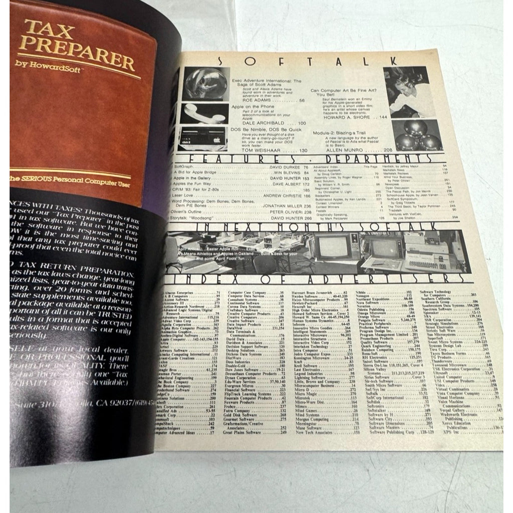 Vintage Softalk Magazine, March 1983, for Apple II II+ IIe IIc IIgs