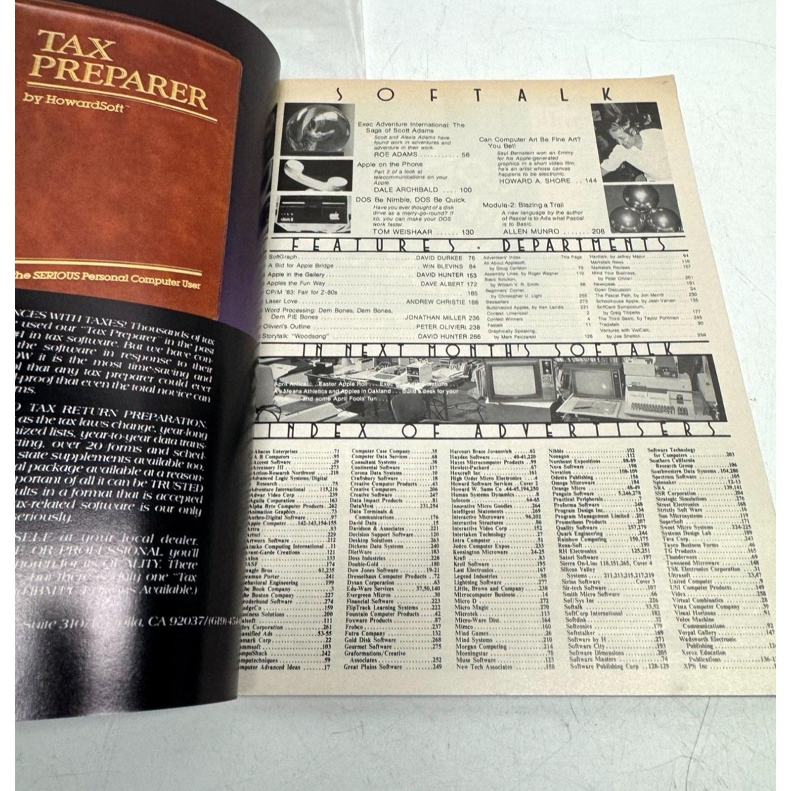 Vintage Softalk Magazine, March 1983, for Apple II II+ IIe IIc IIgs