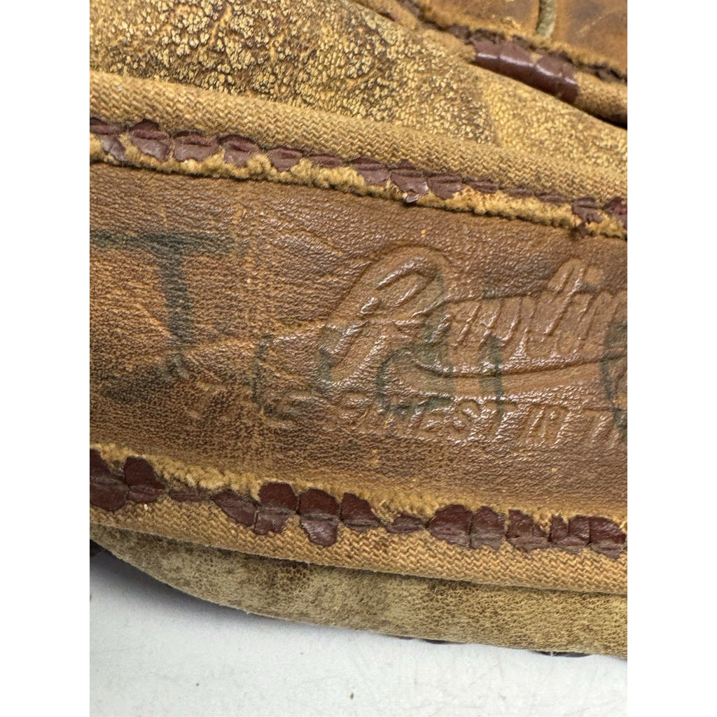 VINTAGE 1940's Rawlings G350 Kirby "Hig" Higbe Floating Heel Leather Glove LH