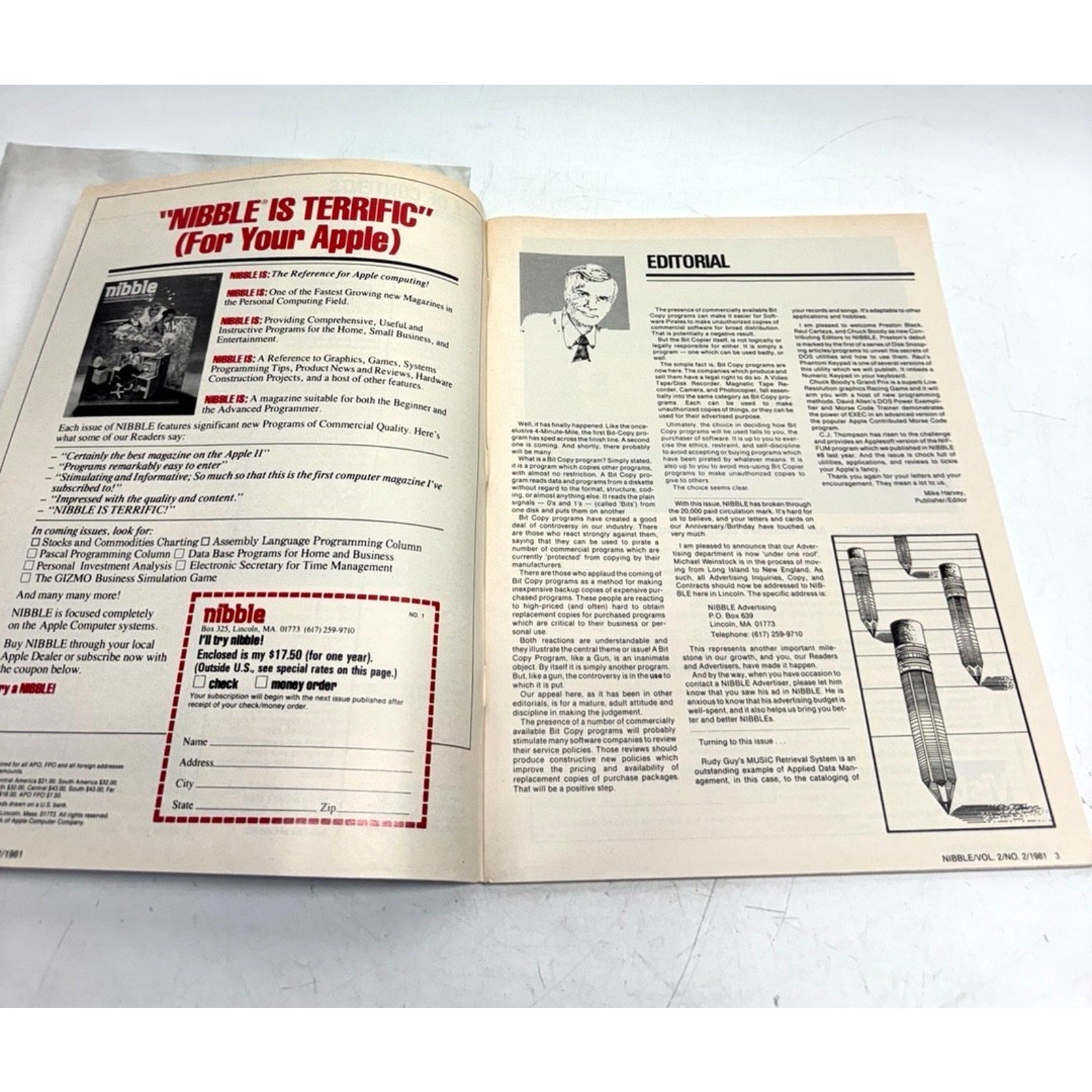 VTG Nibble Apple Mac Computer Programs Vol 02 No 02