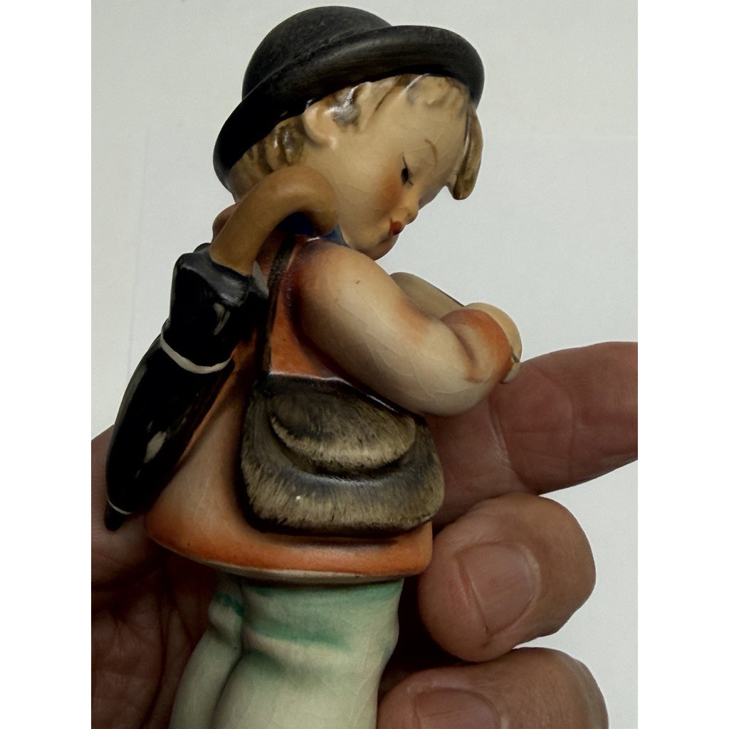 Vintage Goebel Hummel Figurine “Little Fiddler” Crown Germany RARE 5.25" TMK1