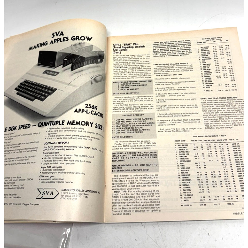 VTG Nibble Volume 02 No 08 Apple Mac Computer Programs