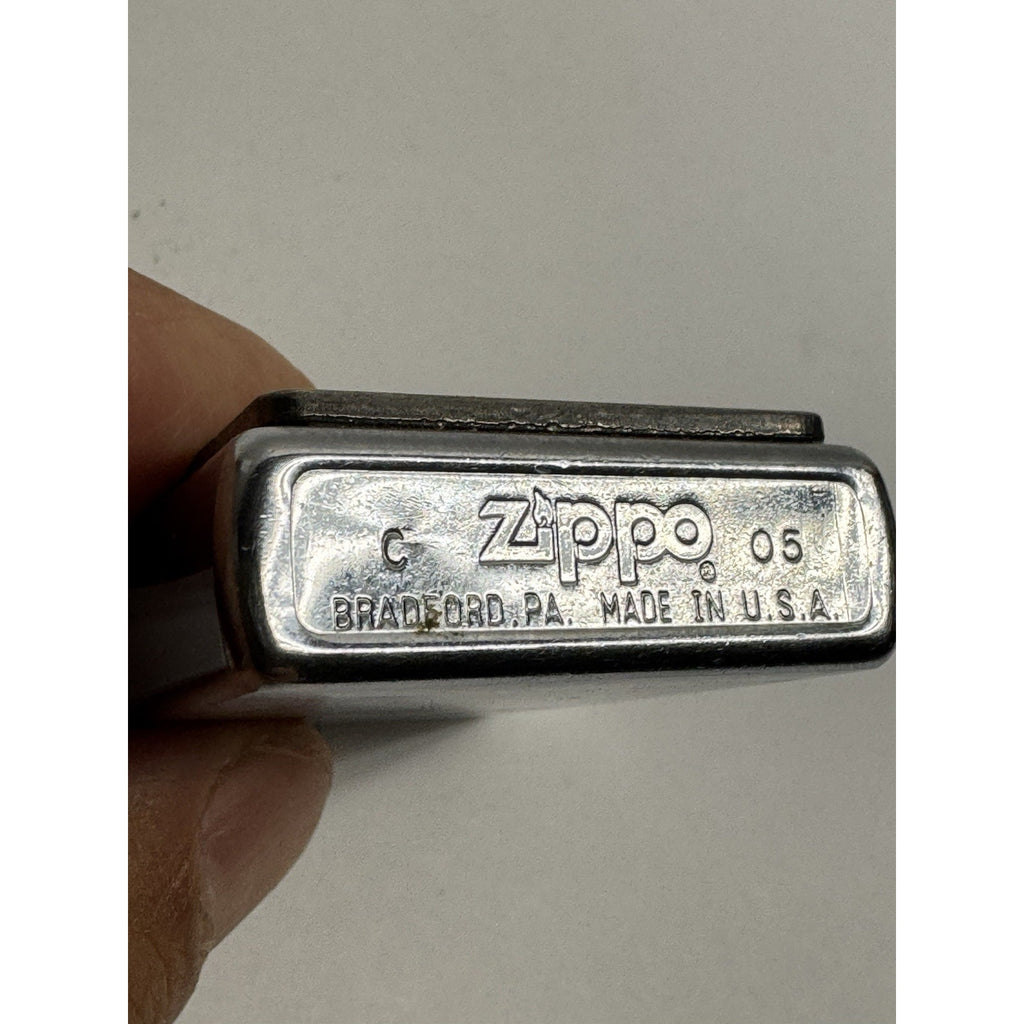 VINTAGE 2004 Zippo Engraved Whisky Jack Daniels Old No. 5 - Turquoise Stone USA