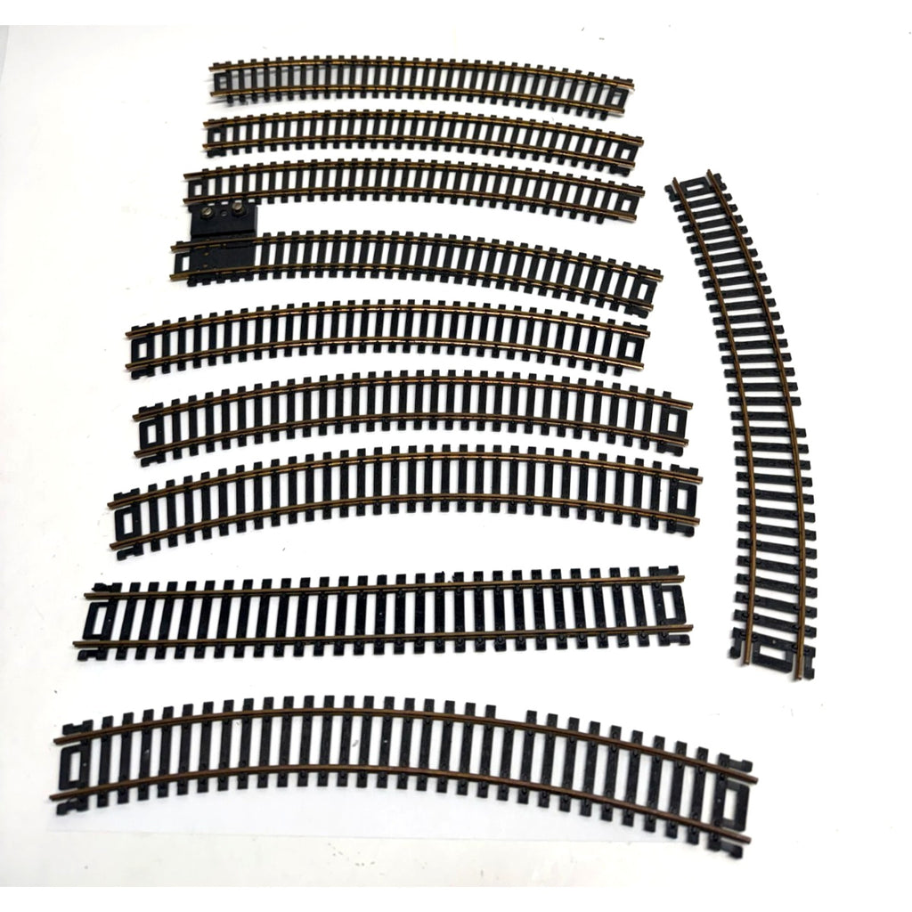 Vintage HO Scale Curved Track Lot 10