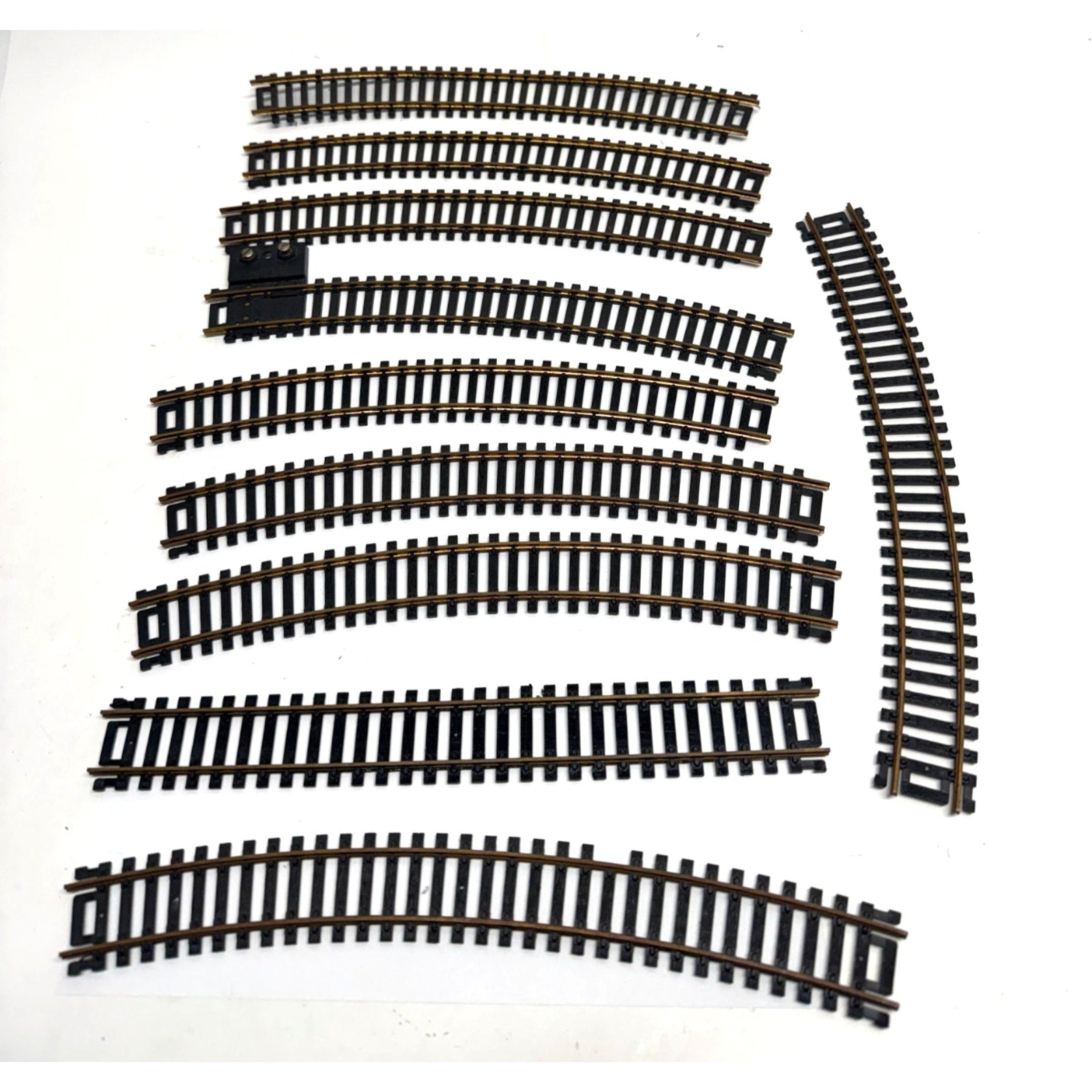 Vintage HO Scale Curved Track Lot 10