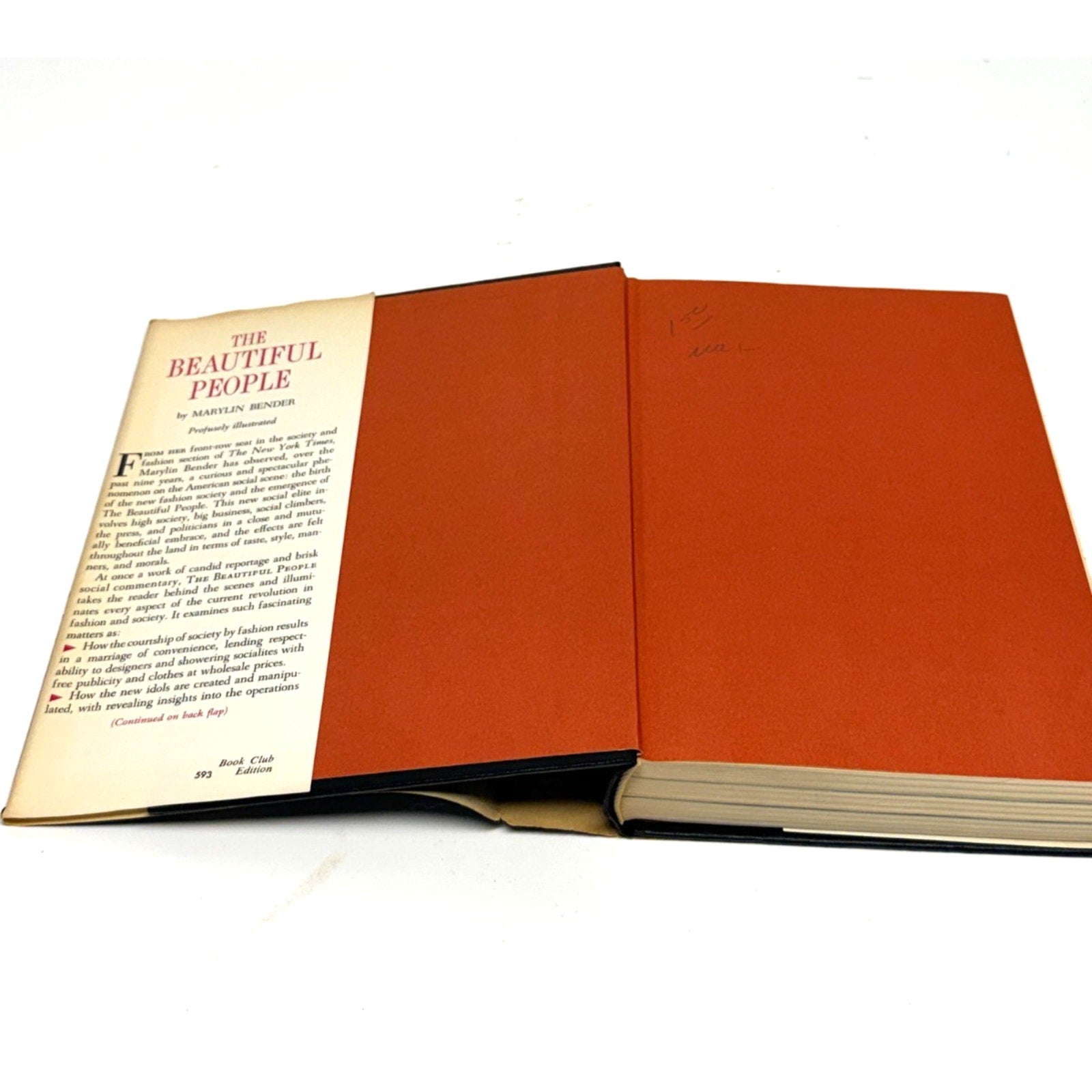 Vtg The Beautiful People Marylin Bender 1967 Third Impression Fashion Society