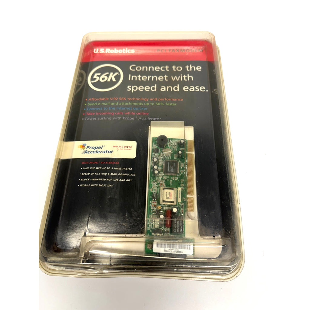 Vintage U.S. Robotics 56K PCI Faxmodem V.92 Internal Dial Up Modem NEW SealedNOS
