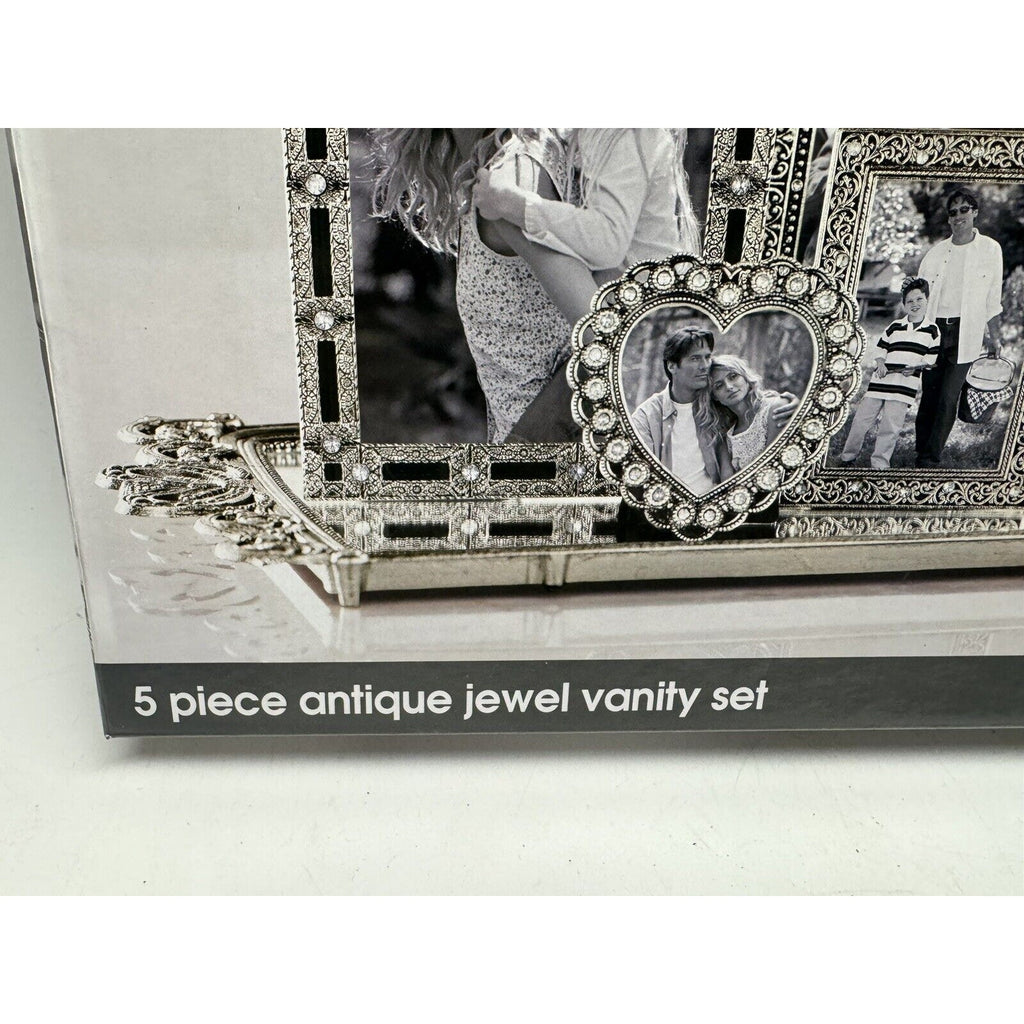 VINTAGE FACTORY SEALED JC Penny Home ~ 5 Piece Antique Jewel Vanity Frame Set