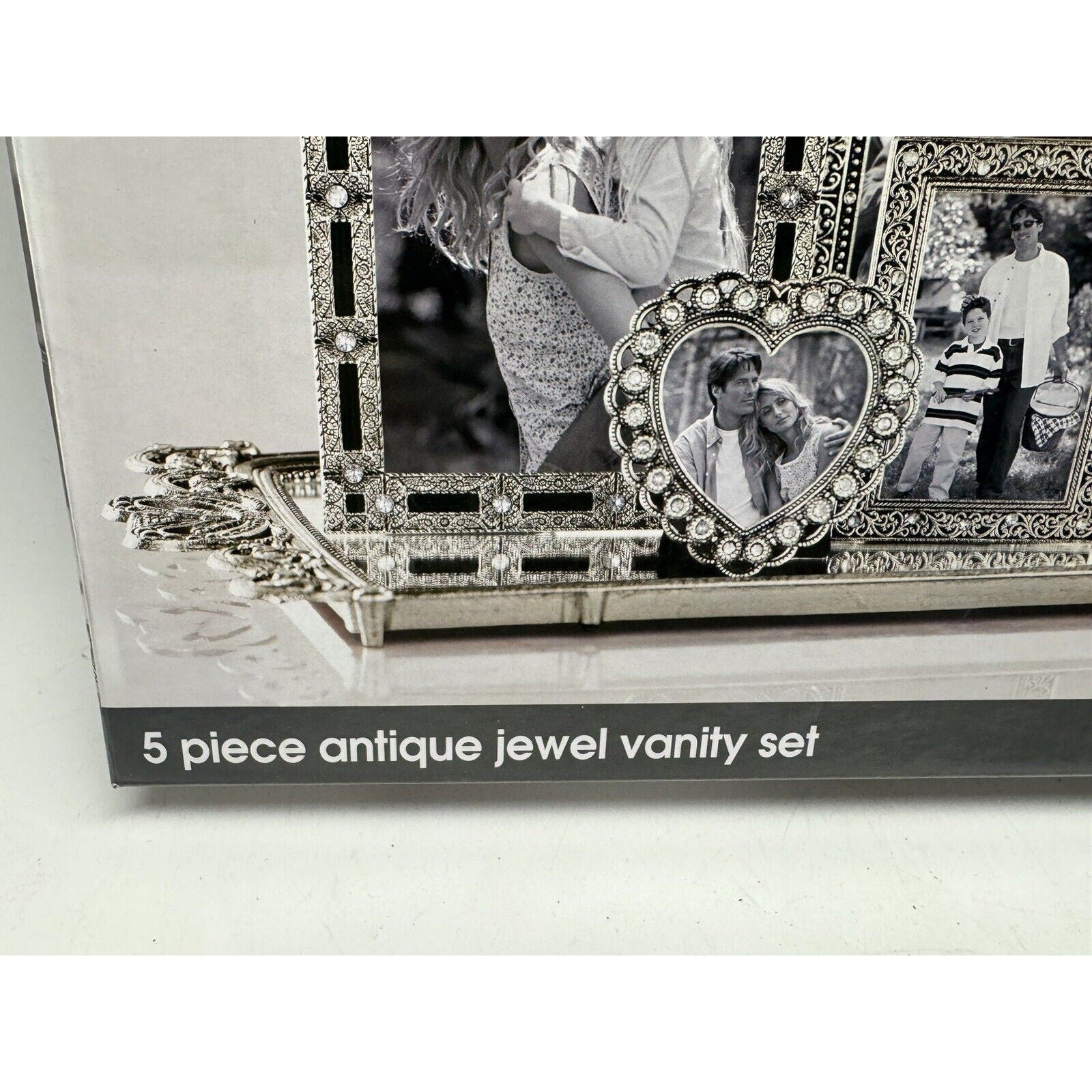 VINTAGE FACTORY SEALED JC Penny Home ~ 5 Piece Antique Jewel Vanity Frame Set