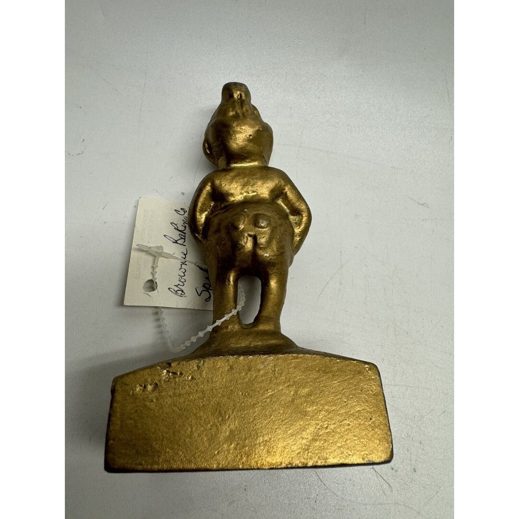 VINTAGE Brownie Baking Co. Mascot Statue 5"
