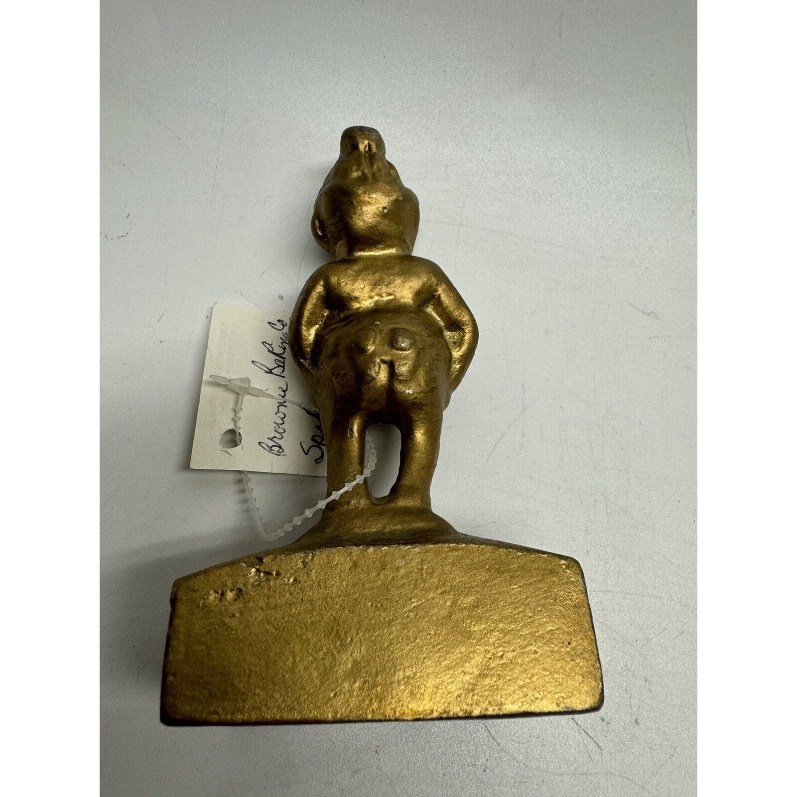 VINTAGE Brownie Baking Co. Mascot Statue 5"