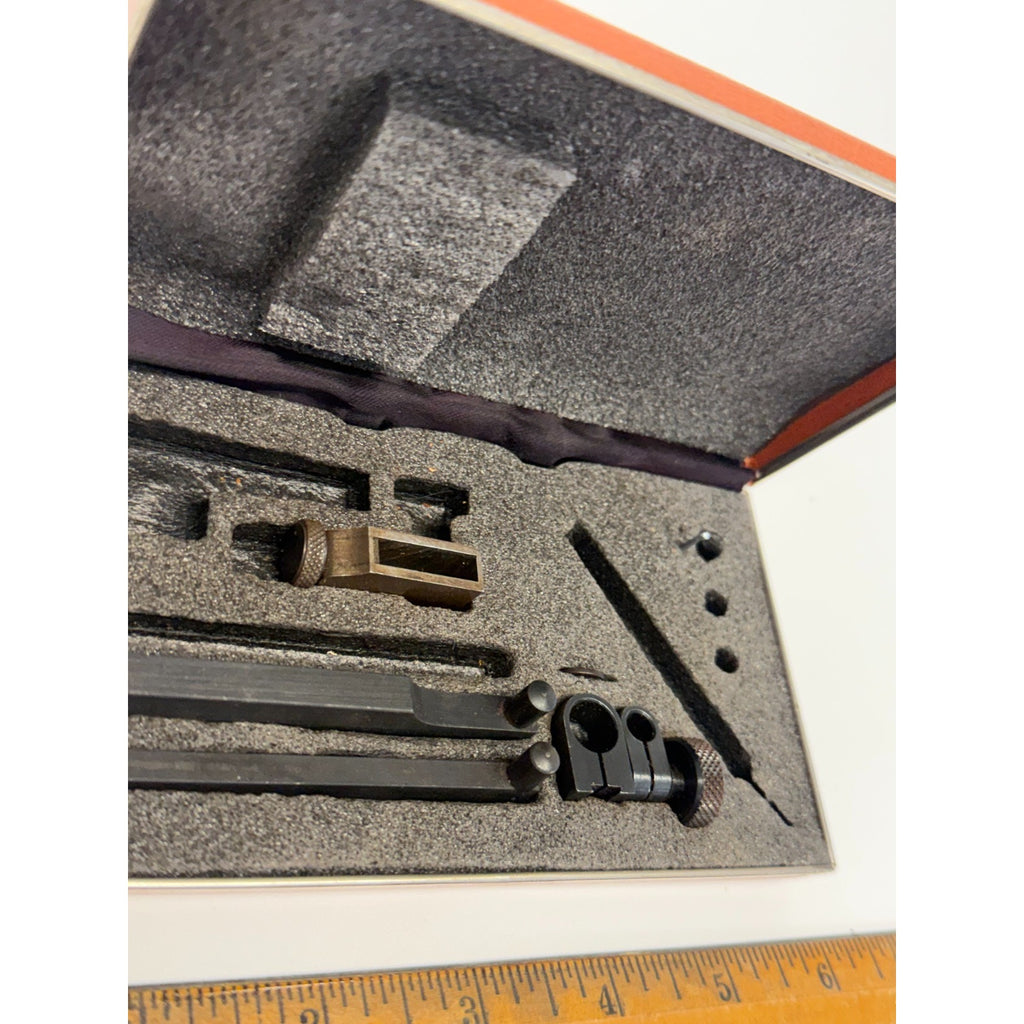 Vintage Brown & Sharpe Dial Test Indicator Attachment Kit w/ Case Machinist