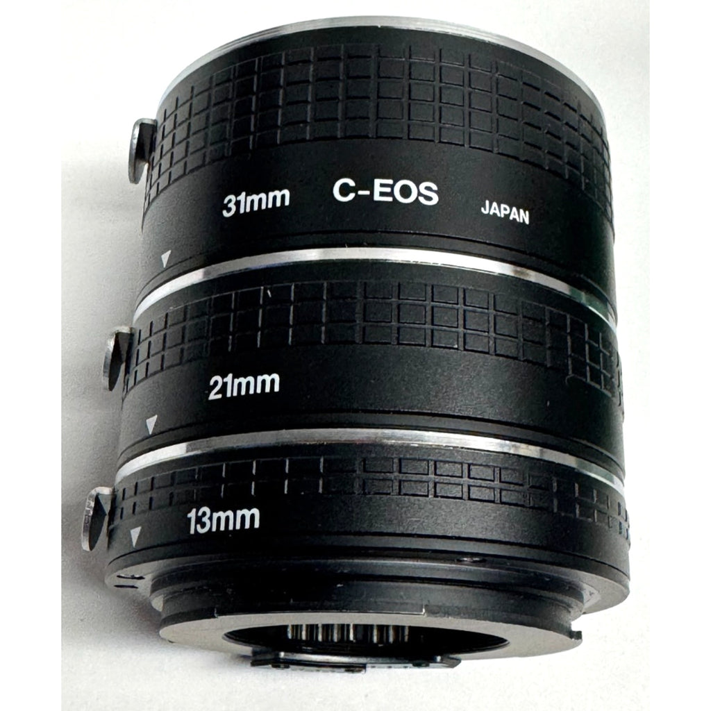 Vintage Cambron Auto Extension Tube SET NEW F/ Canon EOS Camera 13mm 21mm 31mm
