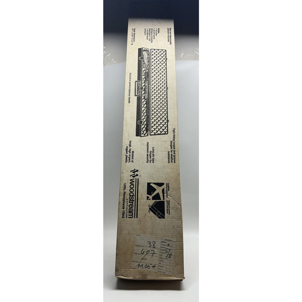 FACTORY SEALED VINTAGE Box Woodstream Rifles & Shotguns Hard Case Foam Inserts