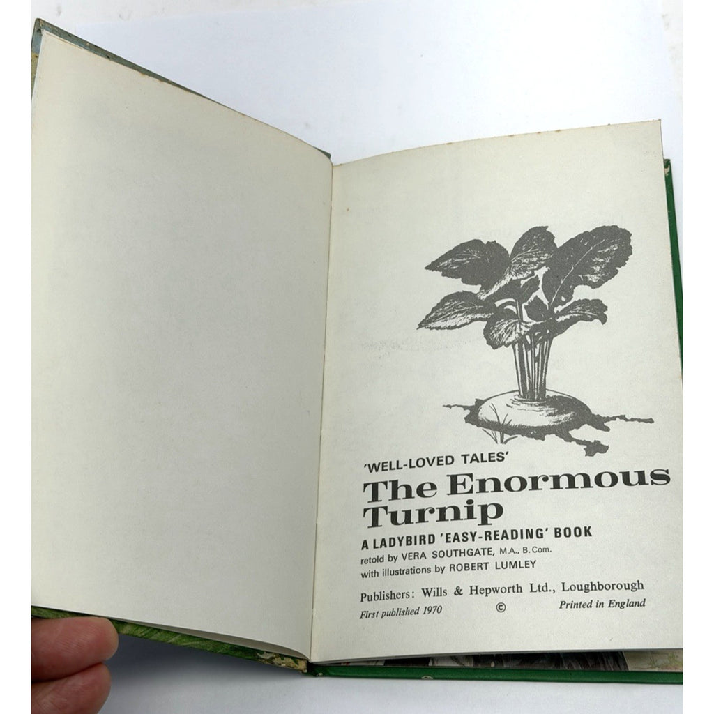 Vintage Ladybird Book The Enormous Turnip Series 606D Well-loved Tales