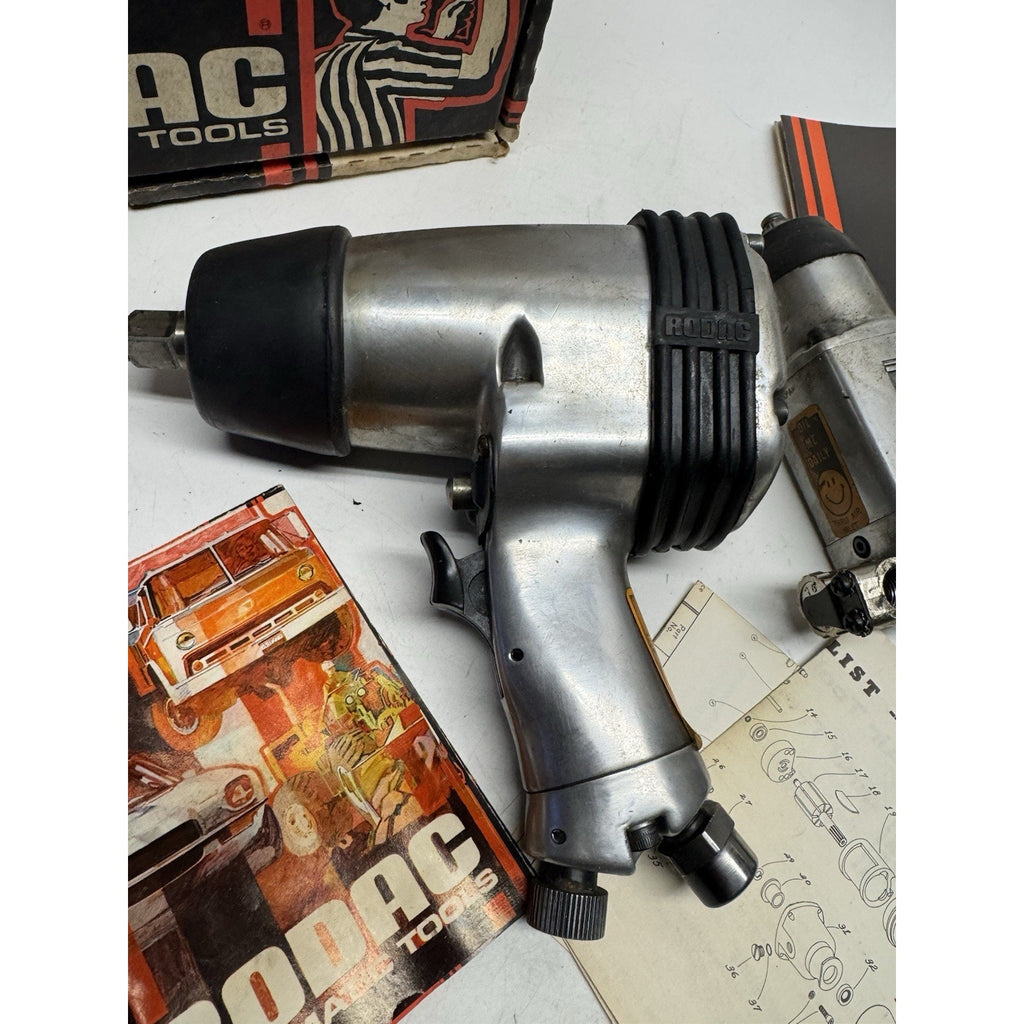 VINTAGE Combination Pack of Rodac #633 & #606 Air Impact Wrench UNTESTED
