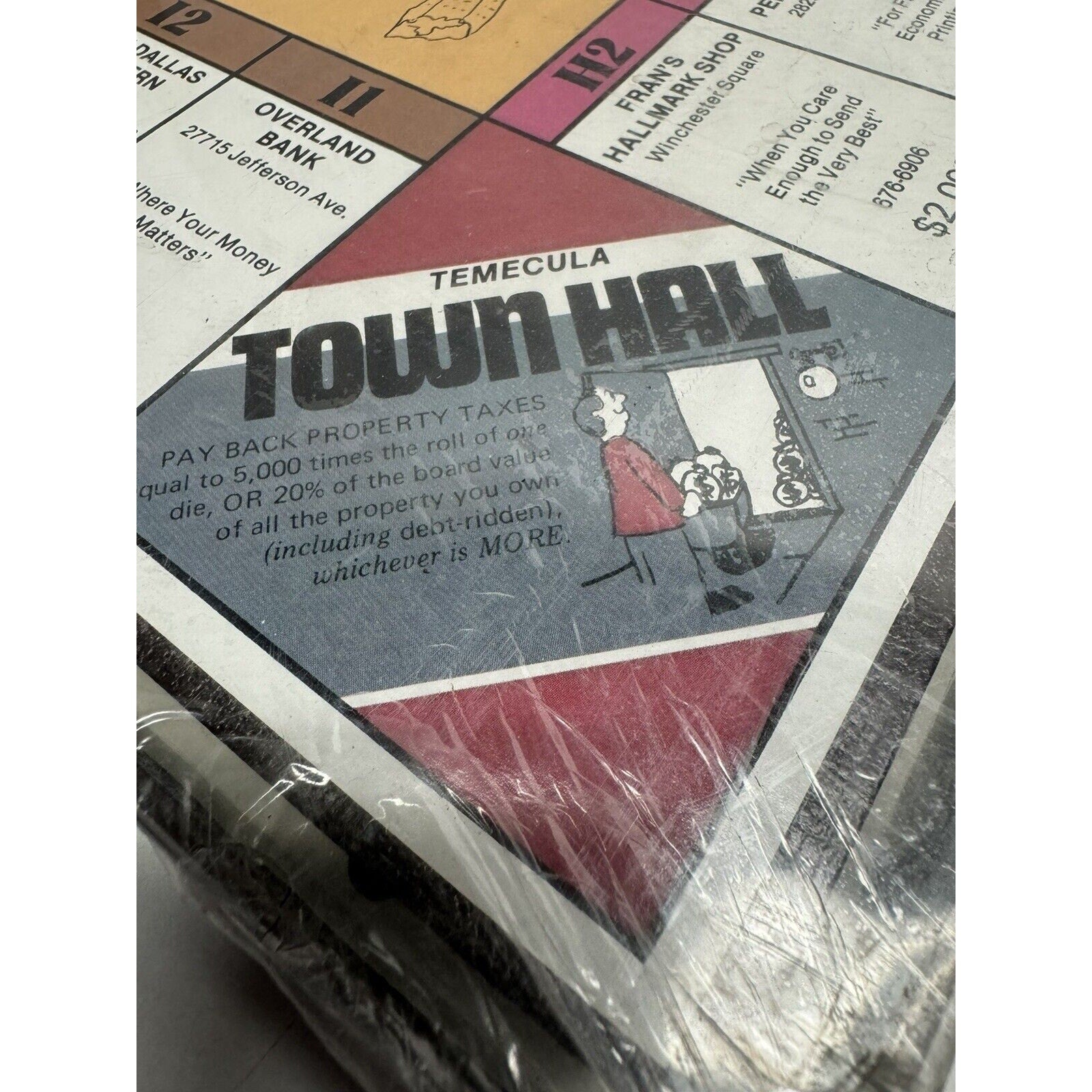 VINTAGE SEALED NEW The Board Game of TEMECULA Wheeler Dealer Monopoly