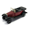Vintage Dugu 1/43 Scale Fiat 509 Sedan 1924 Maroon/Black Diecast