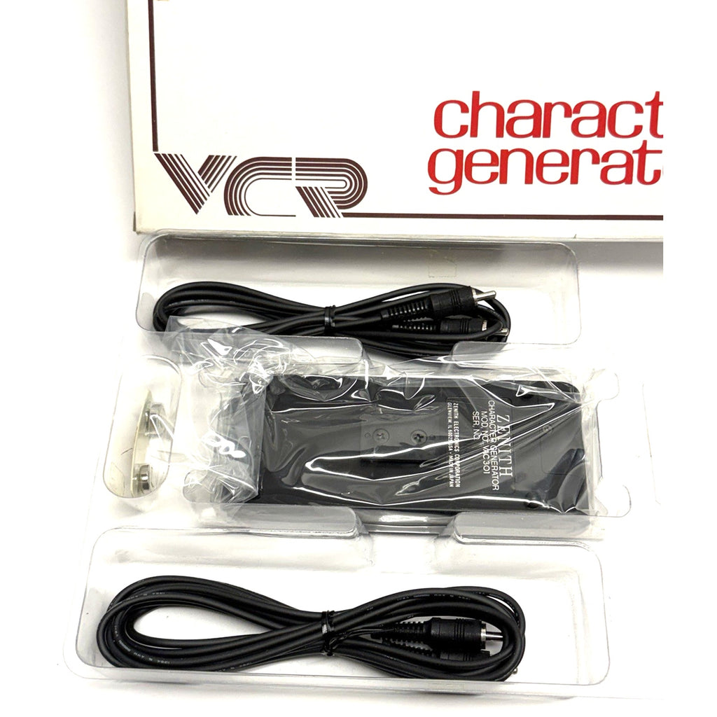 VINTAGE NOS ZENITH - VAC 301 CHARACTER GENERATOR For Video Editing