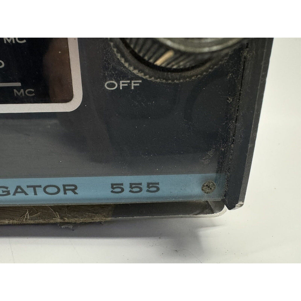 VINTAGE 1970 BENDIX NAVIGATOR 555 Radio Navigator Direction Finder 555 UNTESTED