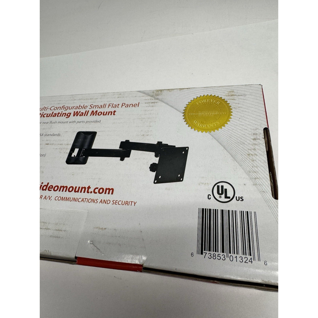 SEALED VMP Articulating Wall Monitor/TV Mount for 10" - 23" Flat Panels LCD-1B