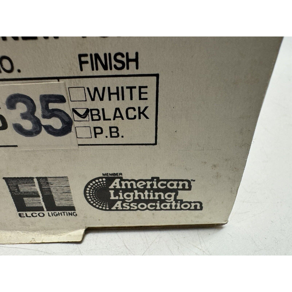 VINTAGE NOS Elco Track ET535 Black Lighting Track Light Fixture