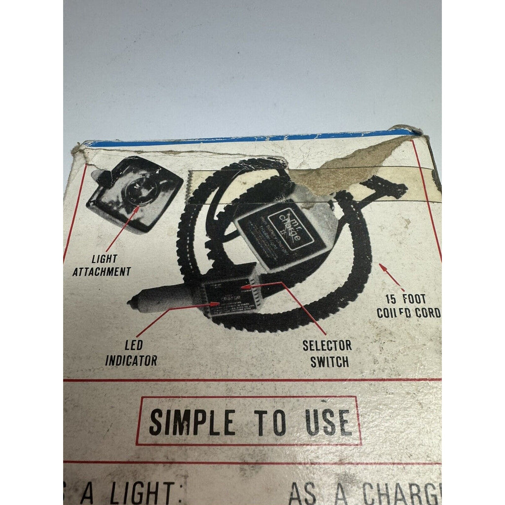 VINTAGE NOS Mr. Charge Automotive Battery Charger Made in USA