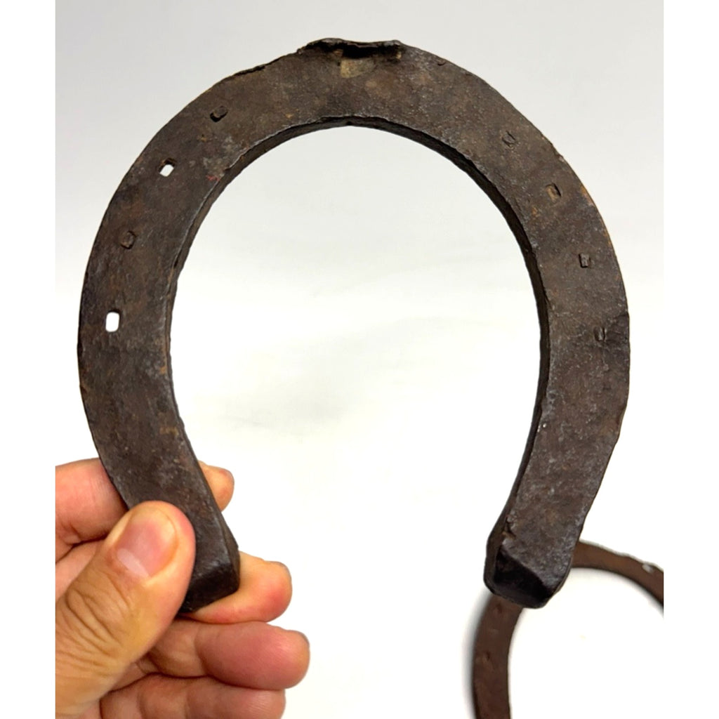 Vintage Lot of 2 Antique Handmade Lucky Horseshoe Collectible