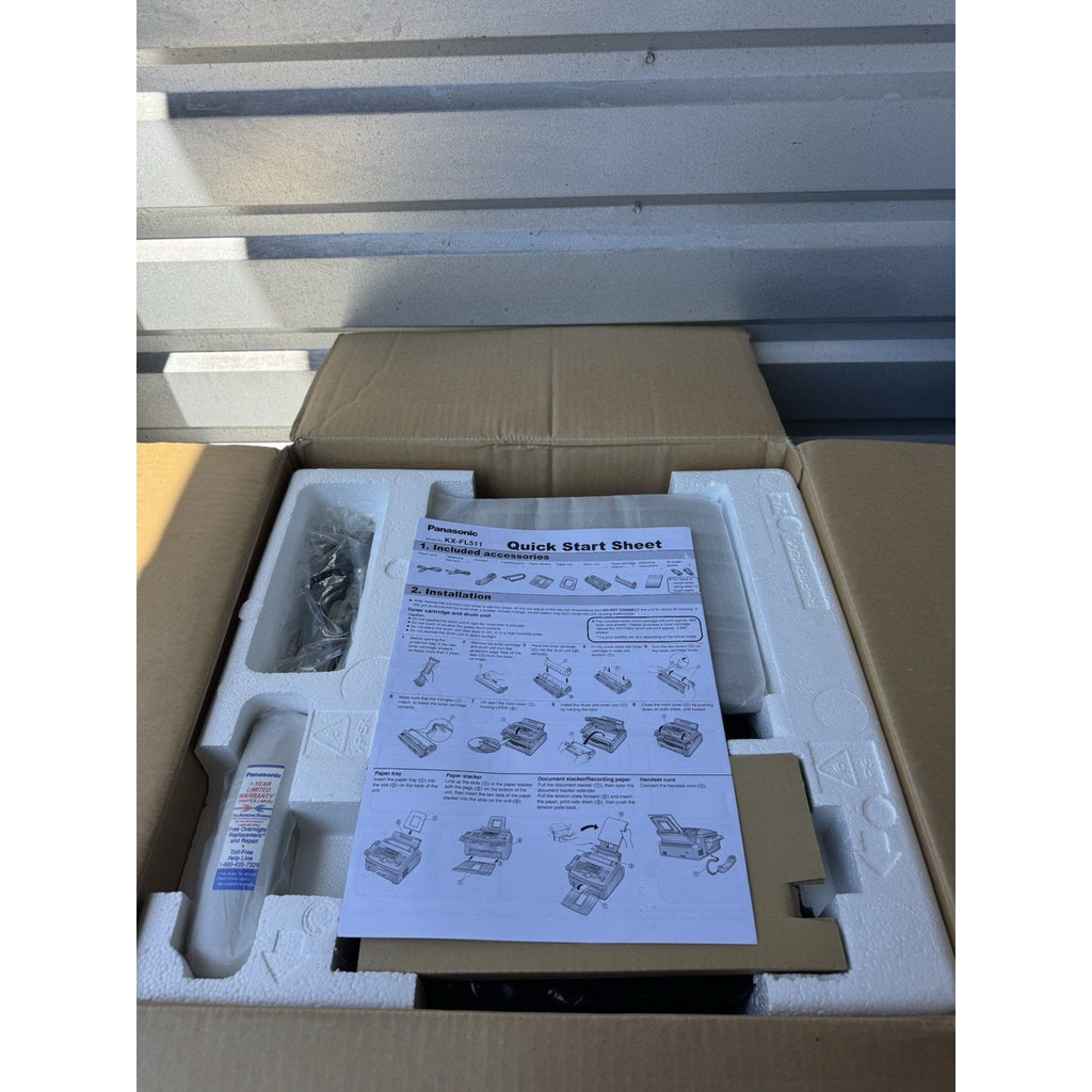VINTAGE SEALED PACKAGE Panasonic KX-FL511 High Speed Laser Fax/Copier Machine