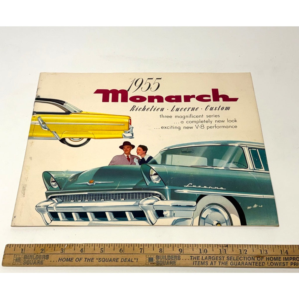 Vtg 1955 Monarch Sales Brochure Catalog Richelieu Lucerne Custom Canadian Ford
