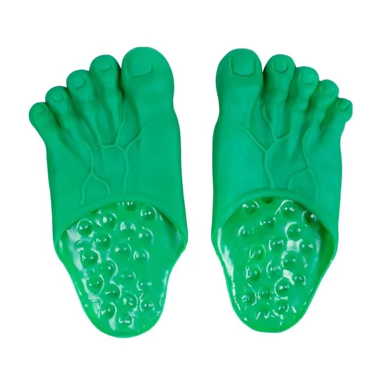 Step Into Fun with Our Hilarious Big Foot Slippers for Men and Women - Perfect for Pranks and Cozy Bathroom Wear!