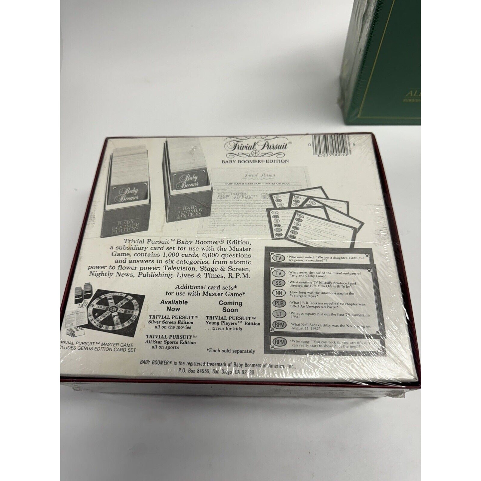 VINTAGE FACTORY SEALED Trivial Pursuit 4-Game LOT Baby Boomer, Mastergame-Geniu