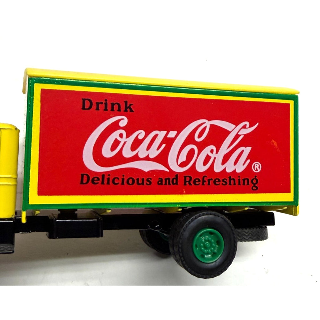 Vintage 1991 Coca Cola Mack Model BM, 1:64, Diecast, Black and Yellow, New