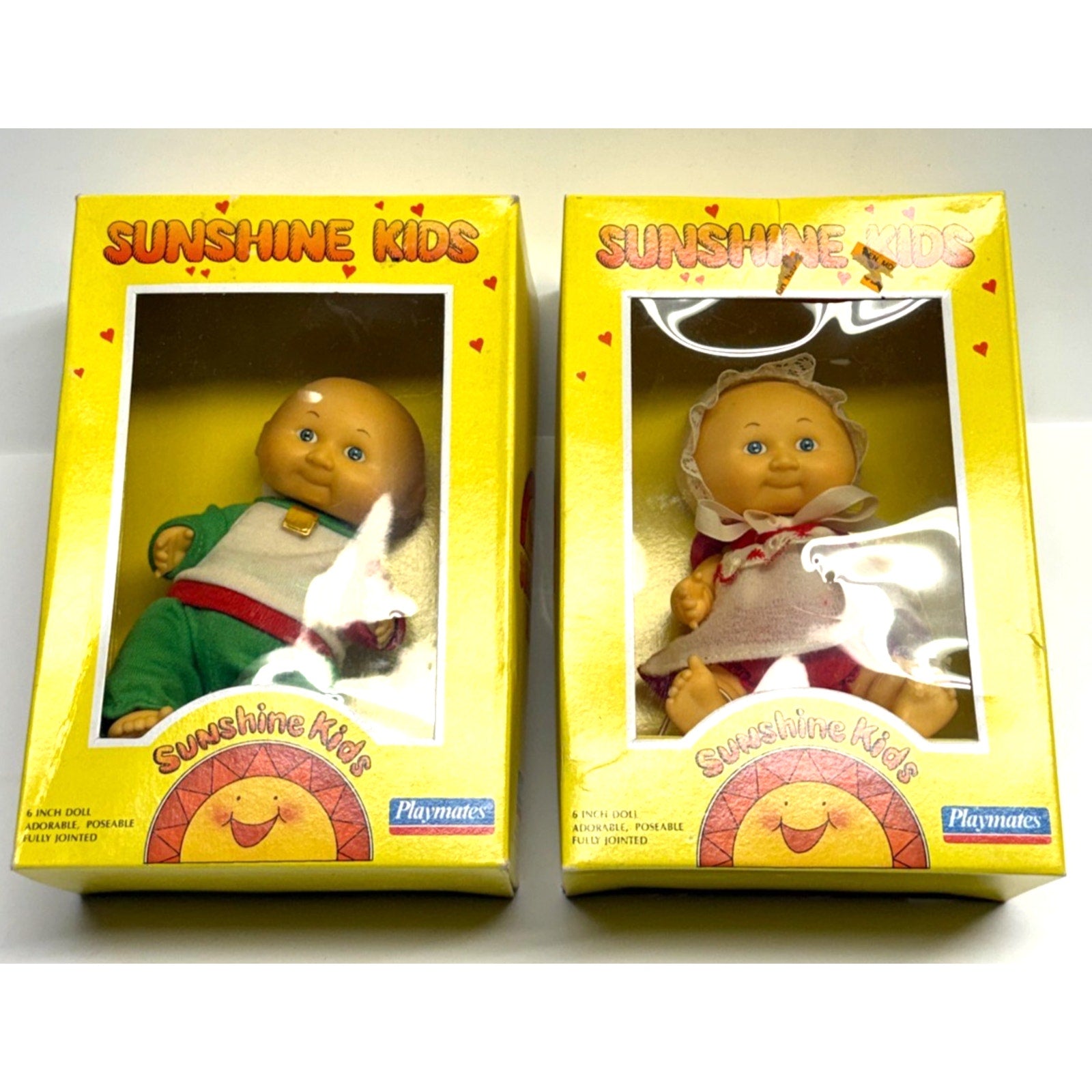 Vintage NOS Lot of 2 RARE 1981 Sunshine Kids Baby Doll Playmates