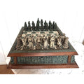 VINTAGE Aztec Mayan Dragon Chess Set Rare Collectible Green Chess Board & Pieces