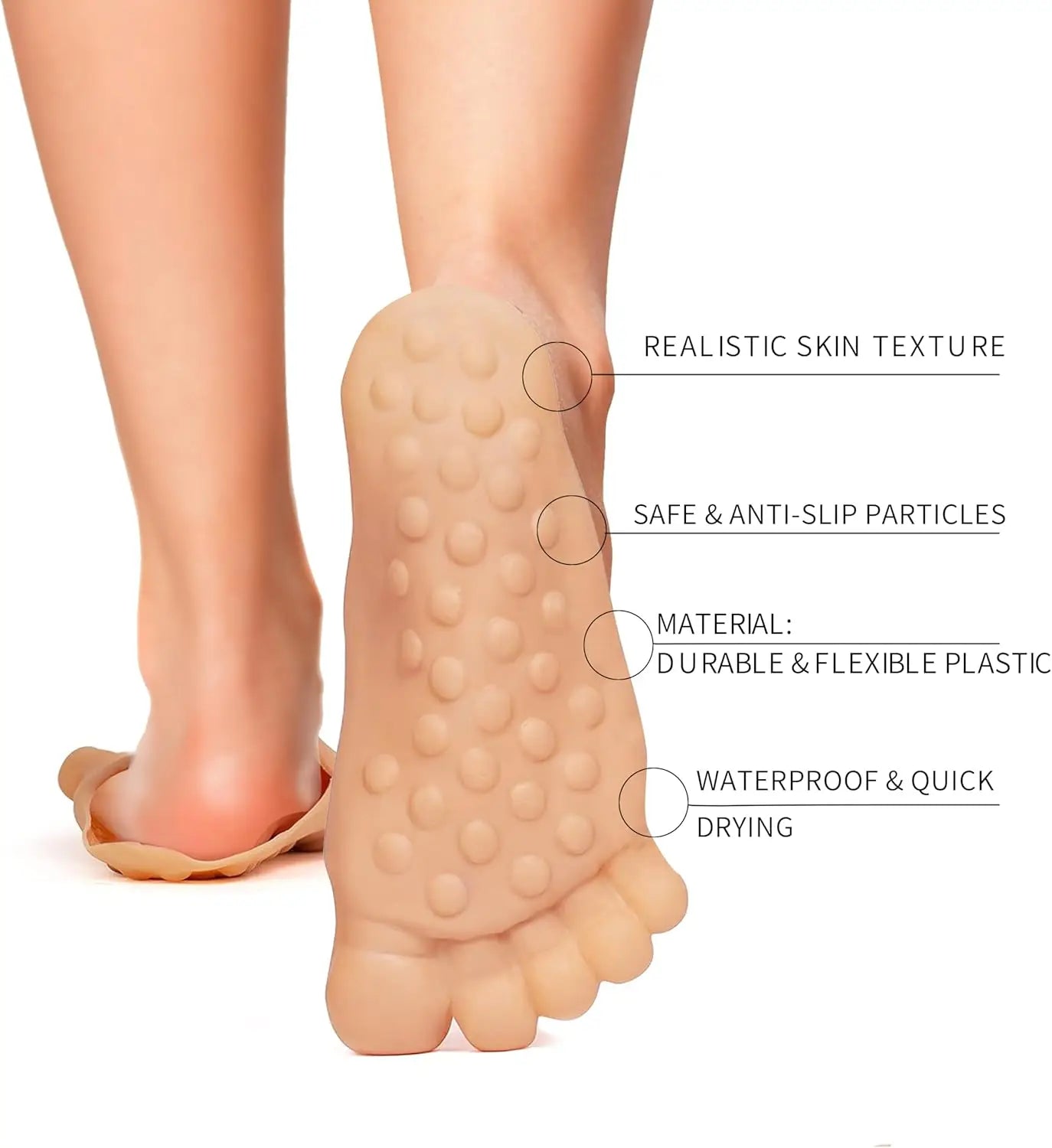 Step Into Fun with Our Hilarious Big Foot Slippers for Men and Women - Perfect for Pranks and Cozy Bathroom Wear!
