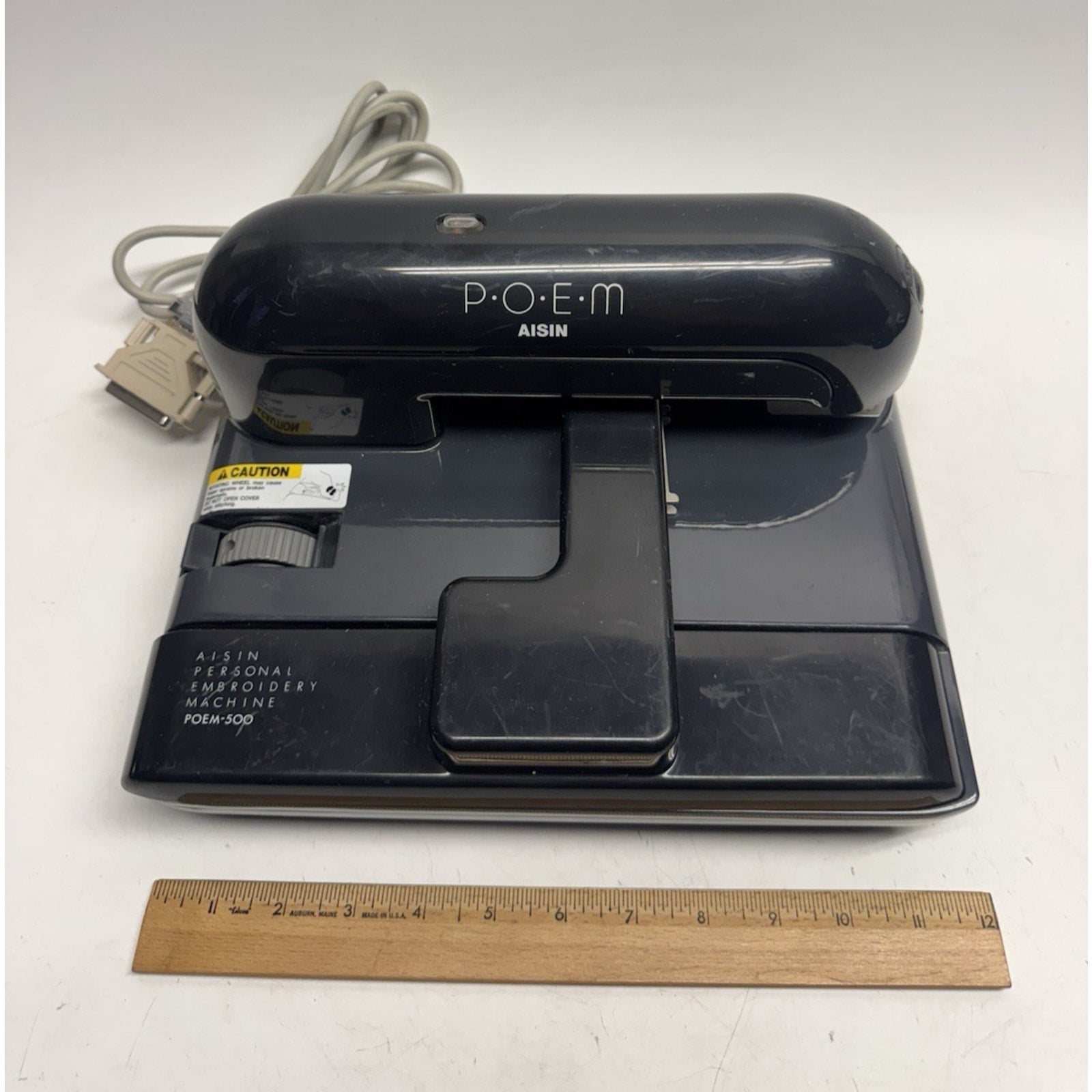 VINTAGE RARE Aisin Personal Embroidery Machine POEM - 500 Made in Japan UNTESTED